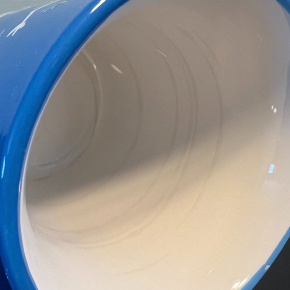 Sonoma Life Style Blue & White Snowman Coffee Mug Cup - Picture 8 of 8